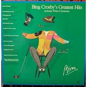 Bing Crosby's Greatest Hits includes White Christmas 33rpm Vinyl LP Vg+ AJ1